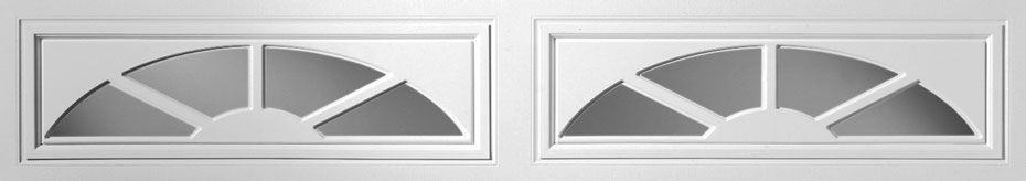 Example window design insert for garage door